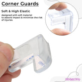 Baby Safety Corner Guards Furniture Edges (L Shaped 12 Pcs)